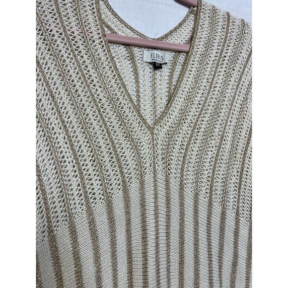 Elegant Cream Knit Mini Dress - Picture 2 of 7